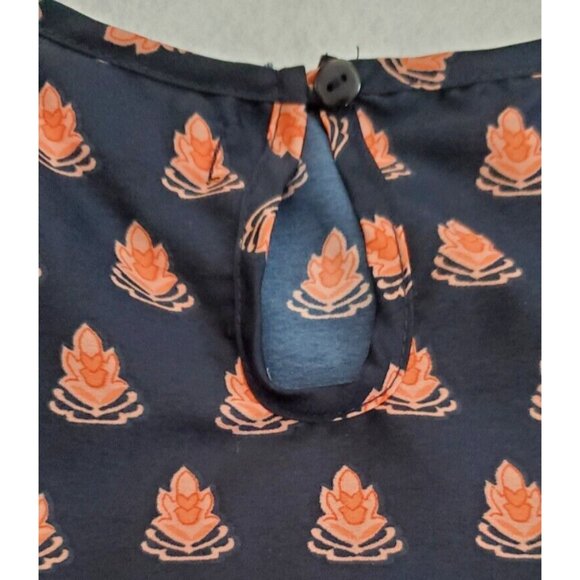 Ultra Pink Size M Black and Orange Floral Boho Side Zip Dress - Picture 11 of 14